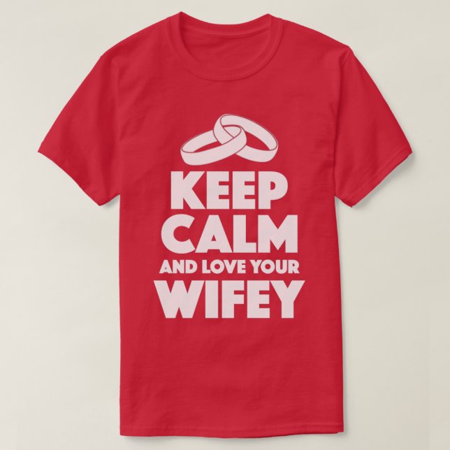 Wifey Wife Gift T-Shirt (Design Front)