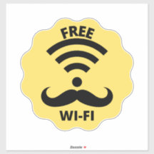  Wifi Business ,free wifi Sticker