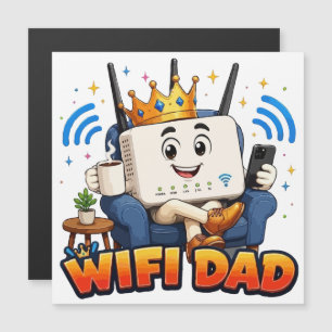 WIFI DAD Funny Router Character