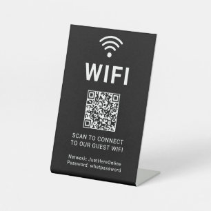 Wifi Info Sign Connect Online Minimal Modern
