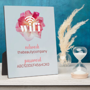 Wifi Information *Modern Hospitality* Beauty Plaque