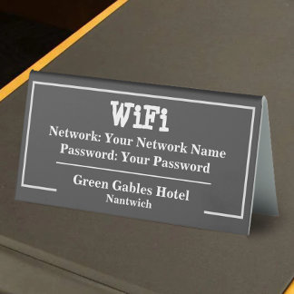 WiFi Information Network and Password