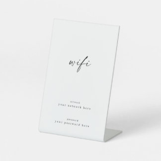 Wifi Information Pedestal Sign