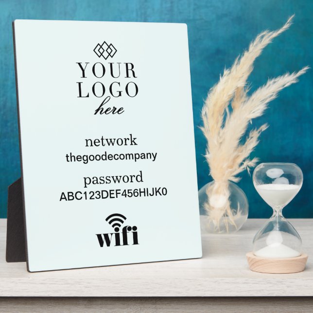 Wifi Information Sign Guest Visitor Plaque (Side)