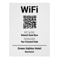 WiFi Instructions With QR Code