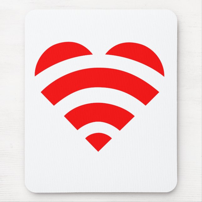 Wifi Love Mousepad (Front)