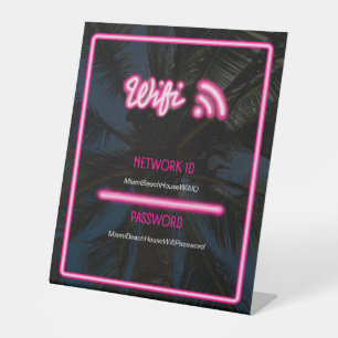Wifi Neon Sign Pink