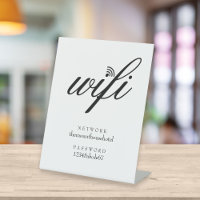 Wifi Network and Password Business Retail