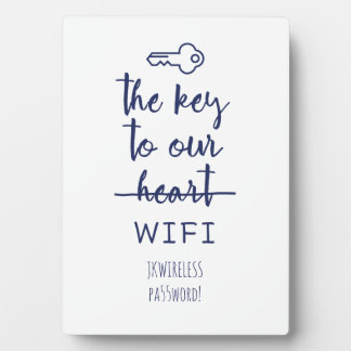 Wifi Network Password Printable Plaque