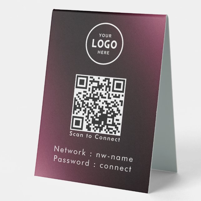 WiFi Network Scan QR Code to Connect the Internet (Front)