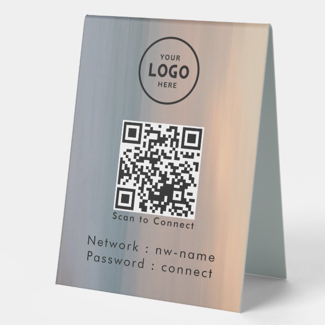 WiFi Network Scan QR Code to Connect the Internet (Front)