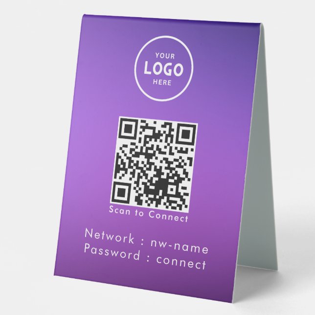 WiFi Network Scan QR Code to Connect the Internet (Front)