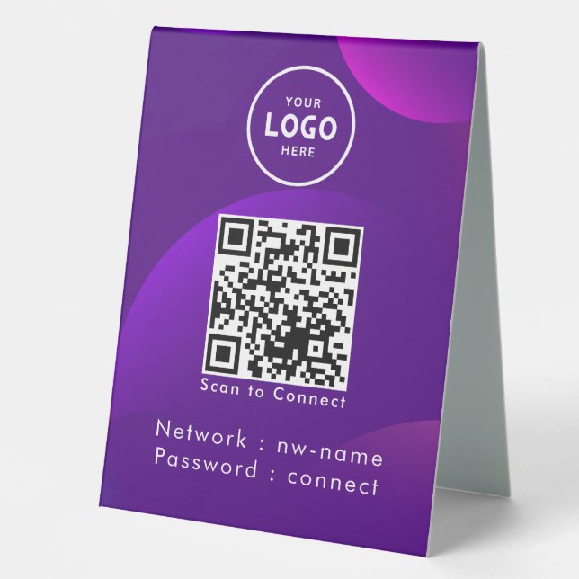 WiFi Network Scan QR Code to Connect the Internet (Front)