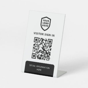 Wifi Network White QR Code Scan To Sign In