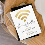Wifi Password and Network Personalised Postcard<br><div class="desc">Wifi Password and Network Personalised postcards - ideal for hotels,  guest houses,  businesses and more - personalised custom design wi-fi information cards from Ricaso</div>