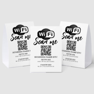 Wifi Password and Network Personalized QR Code