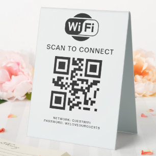 Wifi Password QR Code Scan to Connect