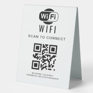 Wifi Password QR Code Scan to Connect