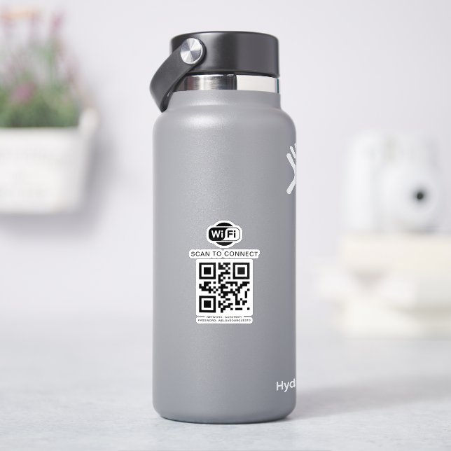 Wifi Password | QR Code Scan to Connect (HydroFlask)