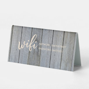 WIFI Password Sign