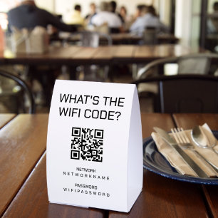 Wifi QR Code Password and Network Personalized 
