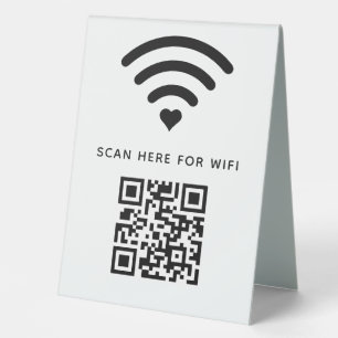 Wifi QR Code Scan to Connect Self Adhesive