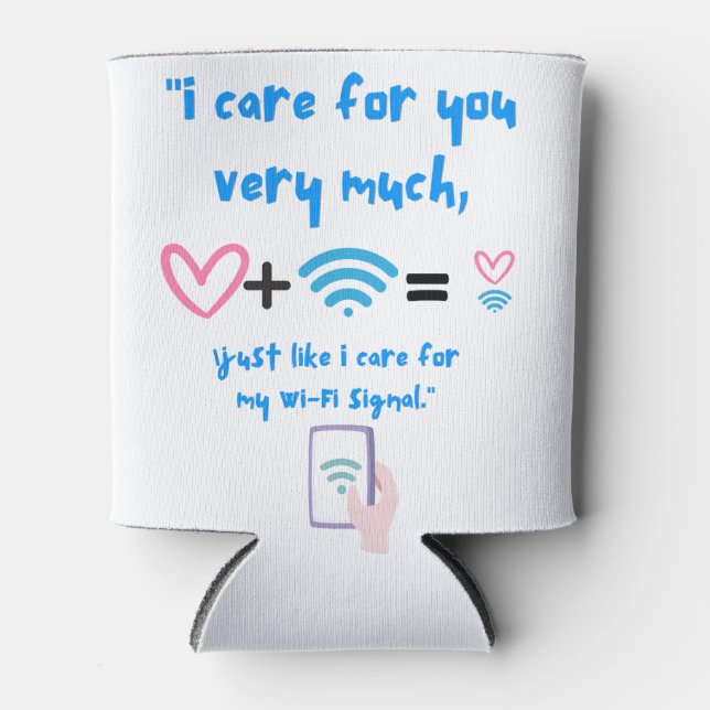WIFI QUOTE CAN COOLER (Front)
