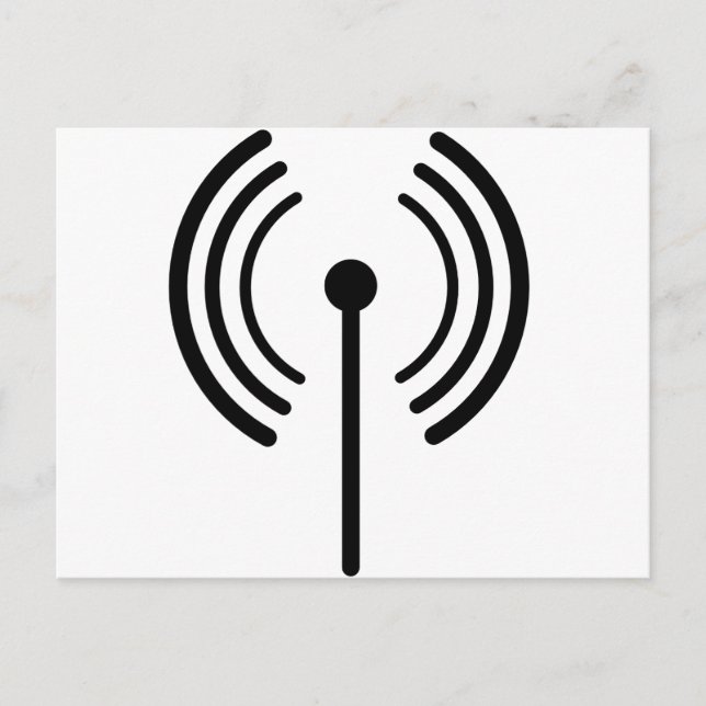 WiFi Signal Design Postcard (Front)