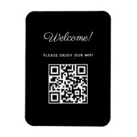 WIFI Welcome Sign with QR Code 