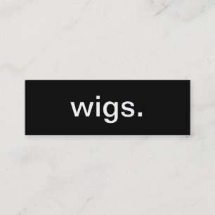 Wig Business Card