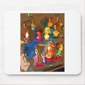 Wig Shop Mouse Mat