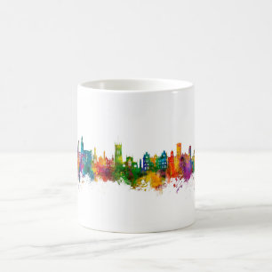 Wigan England Skyline Coffee Mug