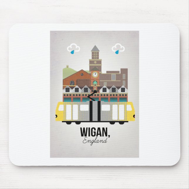 Wigan Mouse Mat (Front)