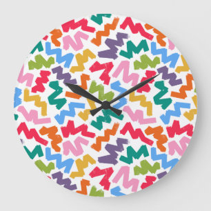 Wiggle wiggle contemporary clock