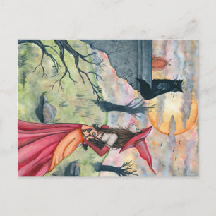 Wiggles and the Witch Postcard