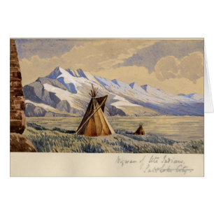 Wigwam of Ute Indians, Salt Lake City