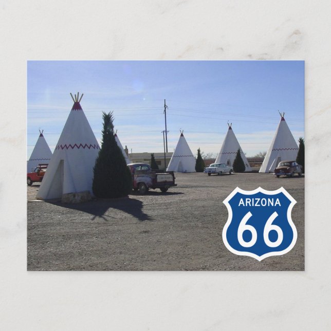 Wigwam Village Motel Route 66 Holbrook, Arizona Po Postcard (Front)