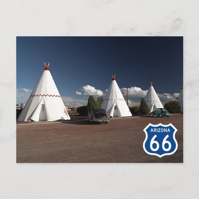 Wigwam Village Motel Route 66 Holbrook, Arizona Po Postcard (Front)