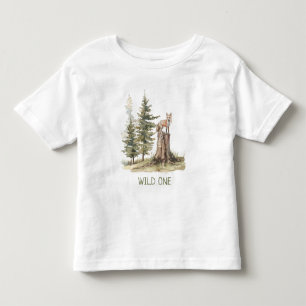 WiILD ONE Forest Woodland Fox Toddler T-Shirt