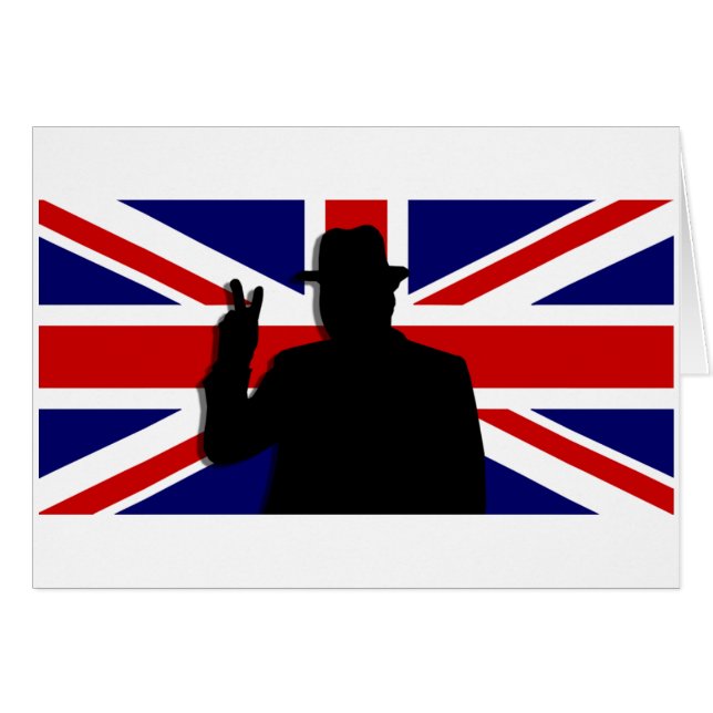 Wiinston Churchill British bulldog (Front Horizontal)