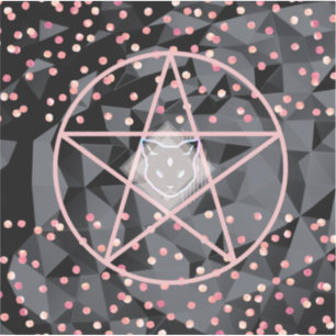 WiizyWitch Magic Witch Cosmic Cat Pentacle Magick