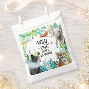 Wil Birthday Safari Animals Favour Bags
