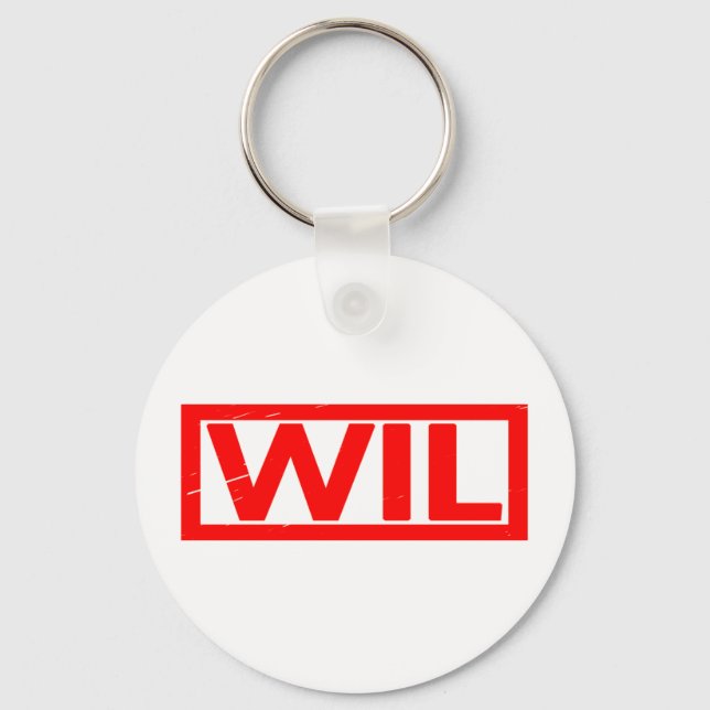 Wil Stamp Key Ring (Front)