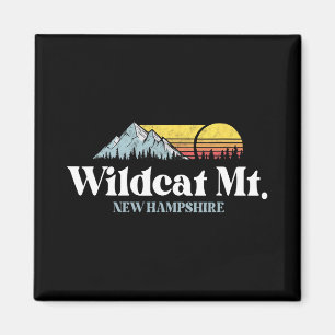 Wilat Mountain, New Hampshire, Ski Slopes Snowboar Magnet