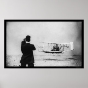 Wilbur Wright Aeroplane Flight 1909 Poster