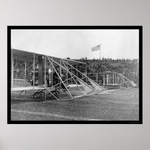 Wilbur Wright at Aeroplane Race 1909 Poster