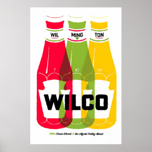WILCO 2009 concert poster print 1