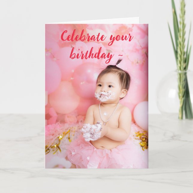 WILD ABANDON BIRTHDAY CARD (Front)