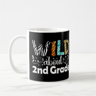 Wild About 2nd Grade Funny Second Grade School Coffee Mug