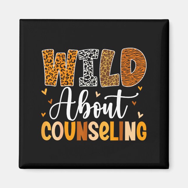 Wild About Counsellor Back to School Magnet (Front)